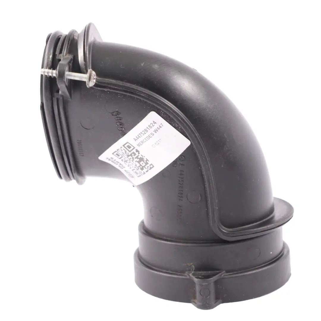 Conduit d'air Mercedes W447 OM622 Boîte de filtre à air Tuyau pour à propos du numéro de pièce A4475281824 Conduit d'air Mercedes W447 OM622 Boîte de filtre à air Tuyau - SKU A4475281824 - Numéro de pièce A4475281824