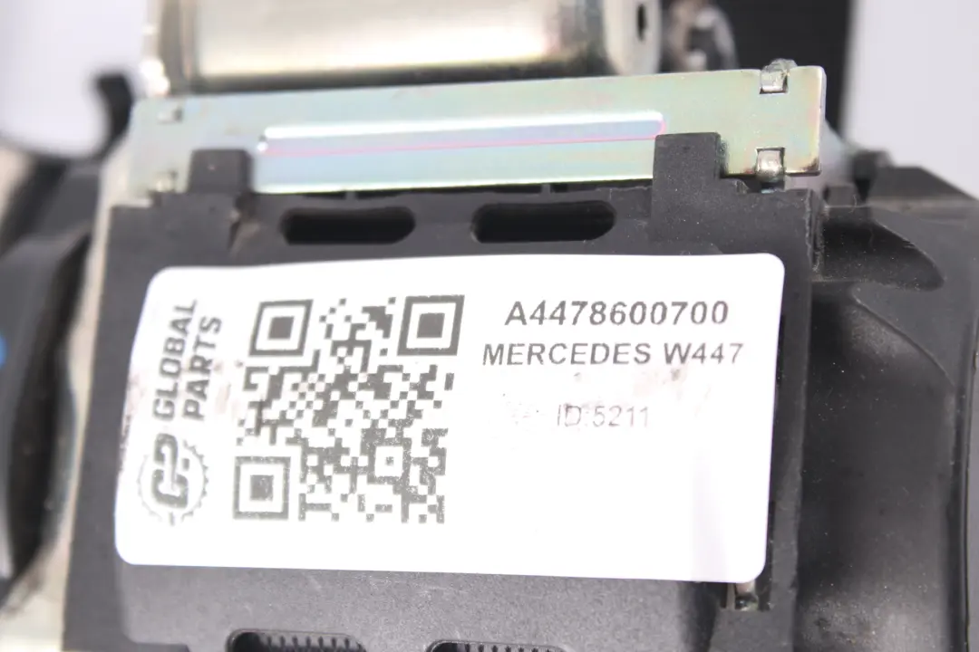 Belt Upper Front Left Right N/O/S Seatbelt to Mercedes Vito W447 Seat with Part number A4478600700 Mercedes Vito W447 Seat Belt Upper Front Left Right N/O/S Seatbelt - SKU rhd-A4478600700 - Part number A4478600700