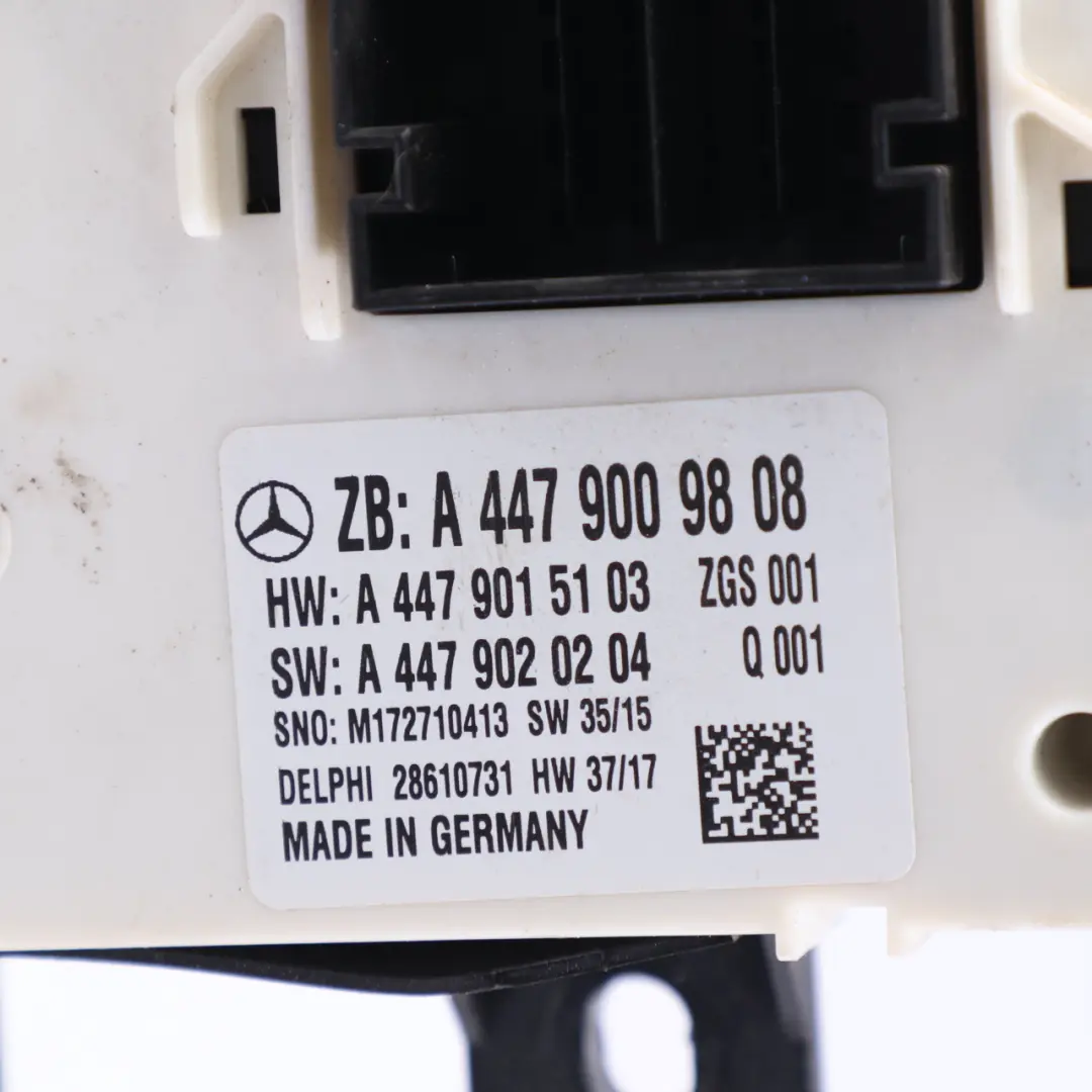 Mercedes Vito W447 Scatola dei fusibili Unità relè Modulo SAM 4479009808 - SKU A4479009808 - Numero di parte A4479009808
