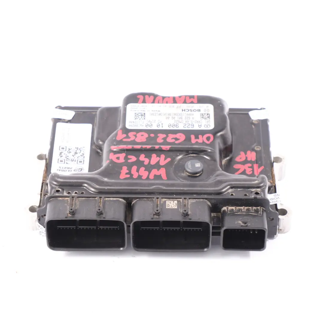 Mercedes W447 114CDI OM622.851 136HP Engine Control Unit Manual - SKU A6229001000 - Part number A6229001000