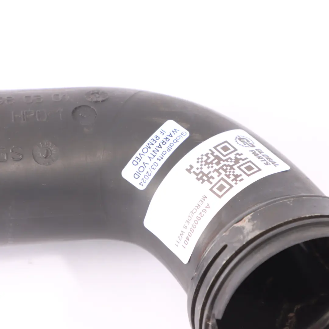 Tubo de admisión de aire para Mercedes W211 W221 W164 con número de pieza A6290980401 Mercedes W211 W221 W164 Tubo de admisión de aire - SKU A6290980401 - Número de pieza A6290980401
