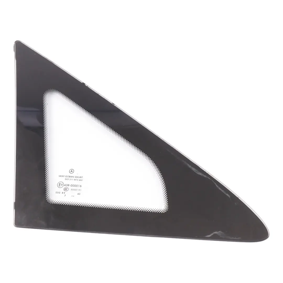 Mercedes Vito W639 Side Quarter Window Front Right O/S Triangle Glass AS2 - SKU A6396736805-2 - Part number A6396736805