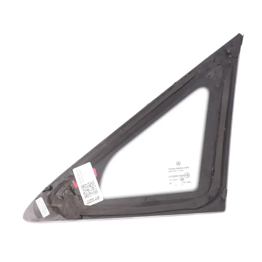 Seiten Fenster Vorne Rechts Dreieck Glas AS2 für Mercedes Vito W639 mit Teilenummer A6396736805 Mercedes Vito W639 Seiten Fenster Vorne Rechts Dreieck Glas AS2 - SKU A6396736805-2 - Teilenummer A6396736805