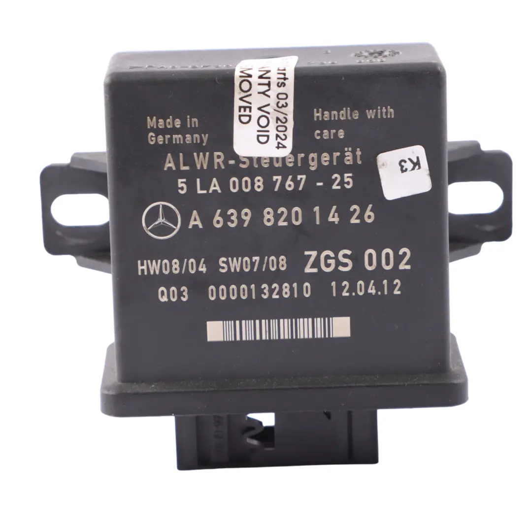 Module de contrôle des phares pour Mercedes Vito W639 Sprinter W906 à propos du numéro de pièce A6398201426 Mercedes Vito W639 Sprinter W906 Module de contrôle des phares - SKU a6398201426 - Numéro de pièce A6398201426