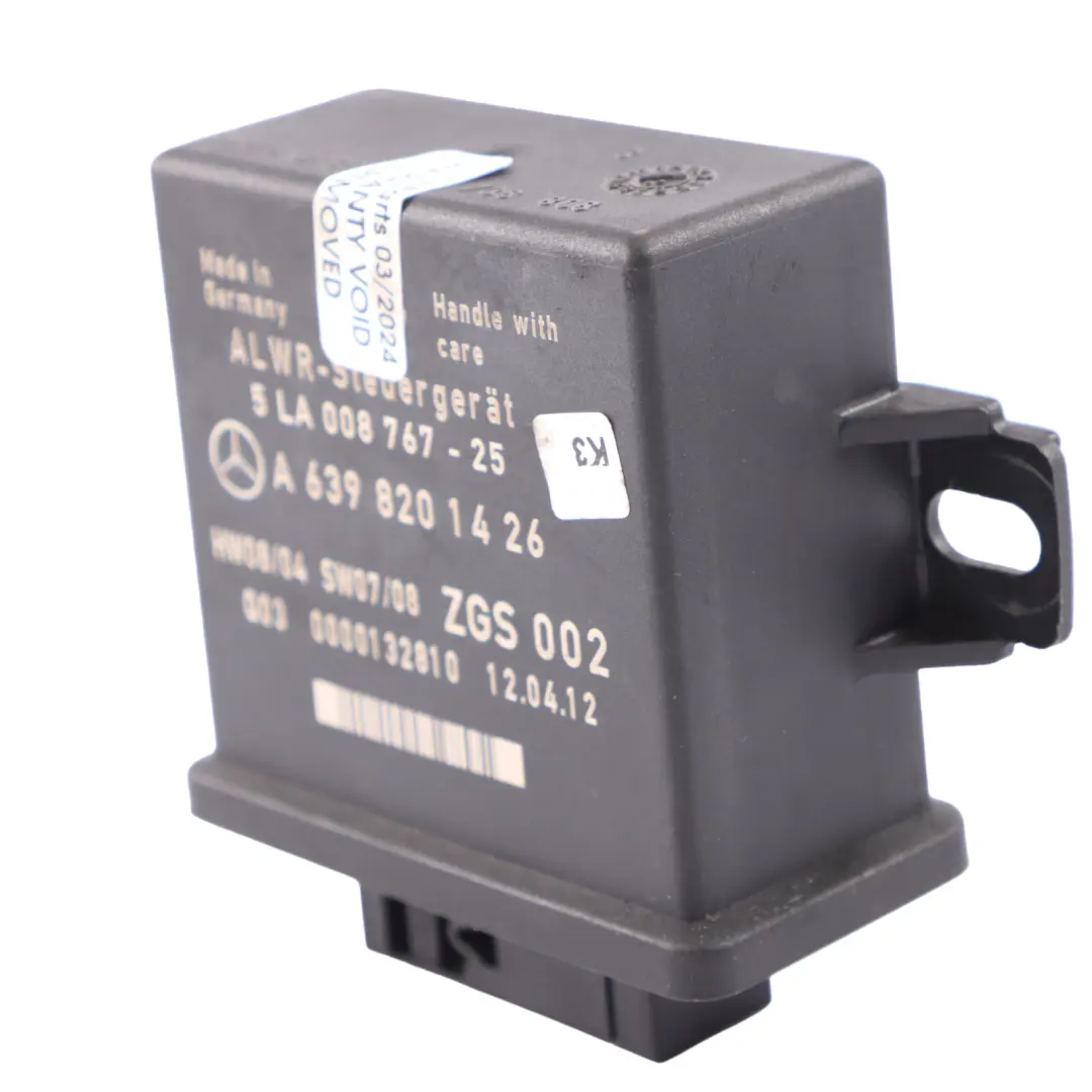 Mercedes Vito W639 Sprinter W906 Module de contrôle des phares - SKU a6398201426 - Numéro de pièce A6398201426