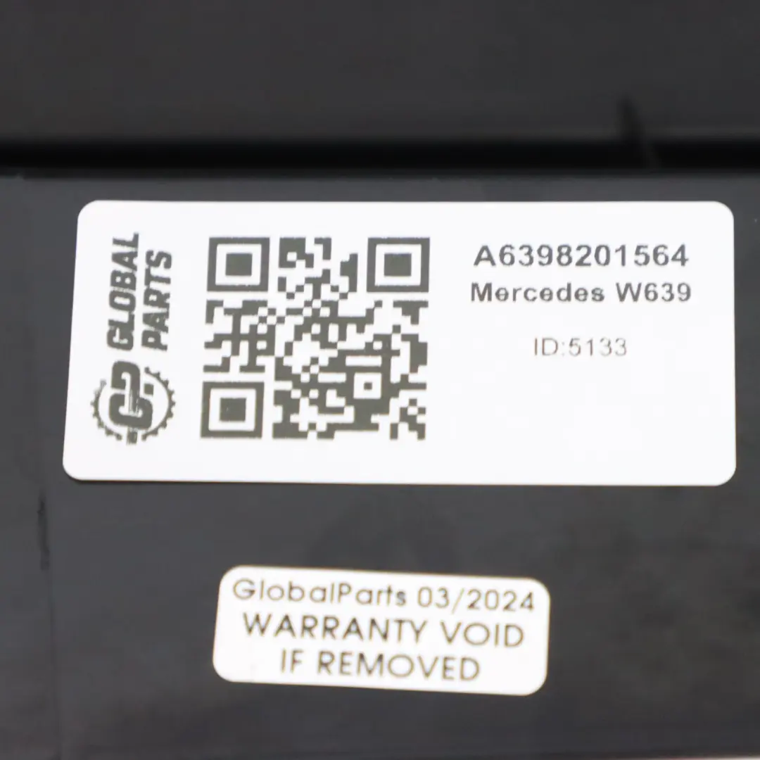  Piloto trasero Mercedes Vito Viano W639 Piloto trasero derecho - SKU A6398201564 - Número de pieza A6398201564