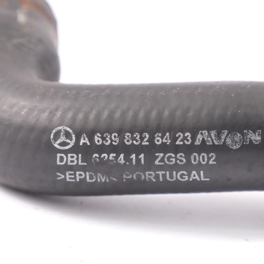 Mercedes Vito W639 OM646 Water Hose Coolant Cooling Pump Pipe Line - SKU A6398326423-1 - Part number A6398326423