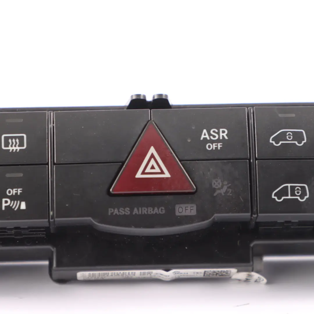 Mercedes Vito W639 Switch Control Panel Block ASR Wiper Heat Hazard - SKU A6398701910-2 - Part number A6398701910