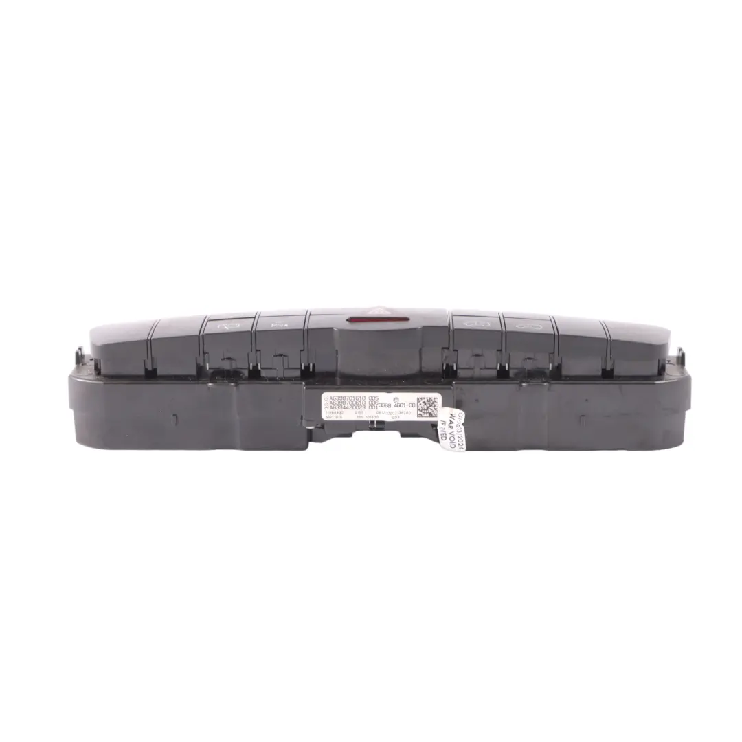 Mercedes Vito W639 Switch Control Panel Block ASR Wiper Heat Hazard - SKU A6398701910-2 - Part number A6398701910
