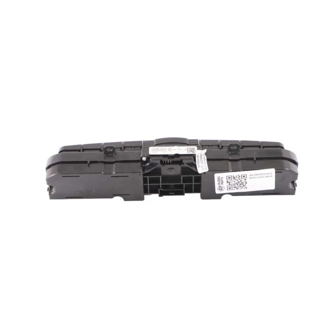 Mercedes Vito W639 Switch Control Panel Block ASR Wiper Heat Hazard - SKU A6398701910-2 - Part number A6398701910