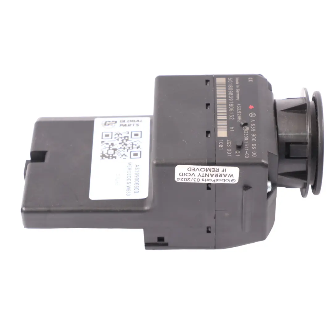 Mercedes W639 Unité contrôle commutateur d'allumage serrure barillet - SKU A6399006600 - Numéro de pièce A6399006600