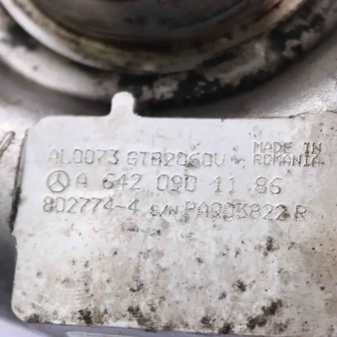 Turbocompressore Mercedes W204 Diesel OM642 Turbocompressore per con numero di parte A6420901186 Turbocompressore Mercedes W204 Diesel OM642 Turbocompressore - SKU A6420901186 - Numero di parte A6420901186