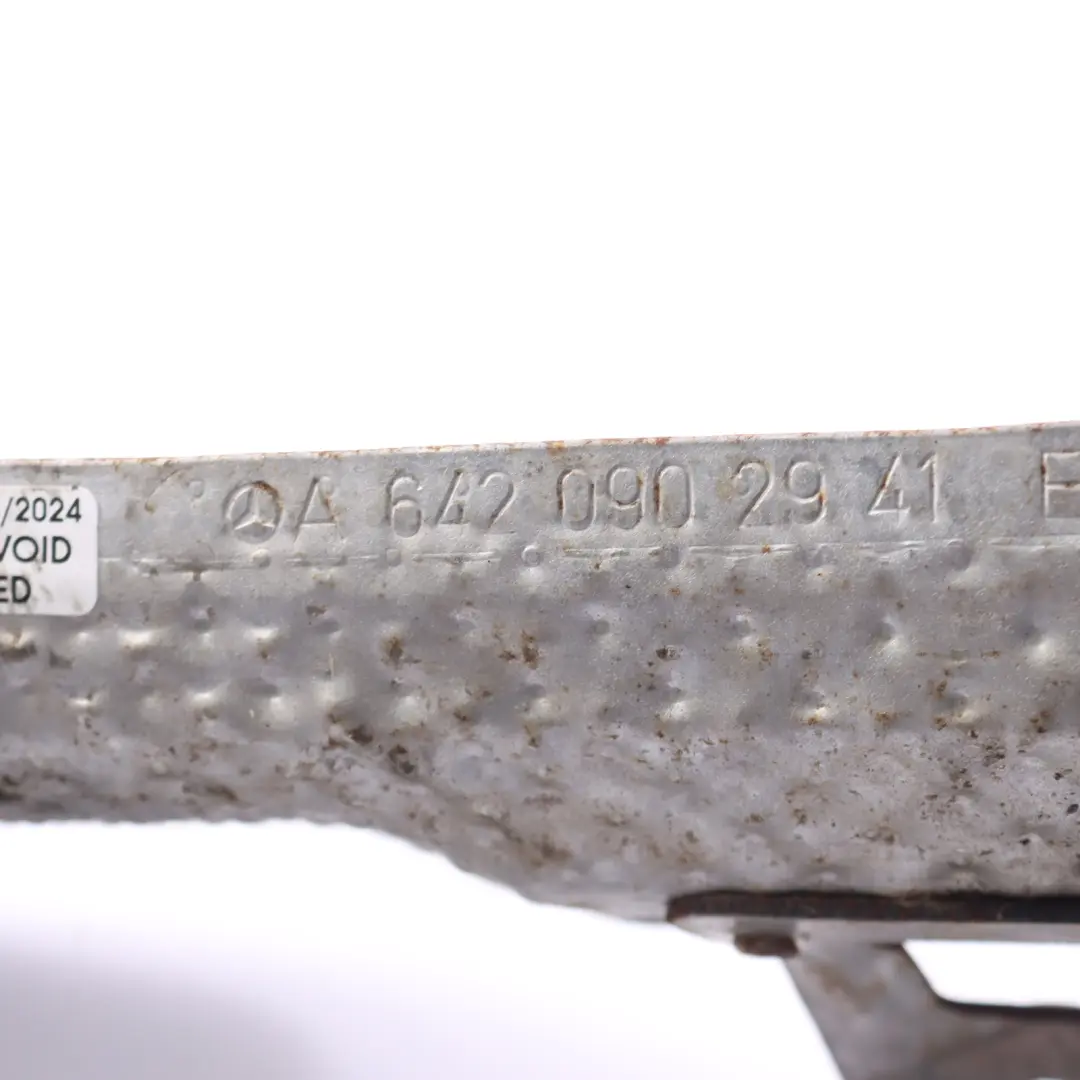 Heat Plate Mercedes W221 OM642 Left N/S Insulation Panel to Engine with Part number A6420902941 Engine Heat Plate Mercedes W221 OM642 Left N/S Insulation Panel - SKU A6420902941-1 - Part number A6420902941