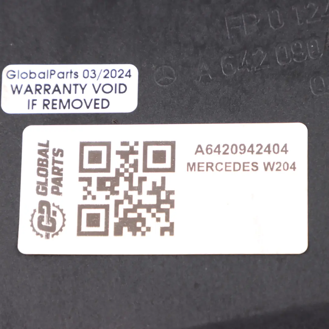  Caja de Filtro de Aire Mercedes W204 Diesel OM642 Caja Derecha 6420904401 - SKU A6420904401 - Número de pieza A6420903601