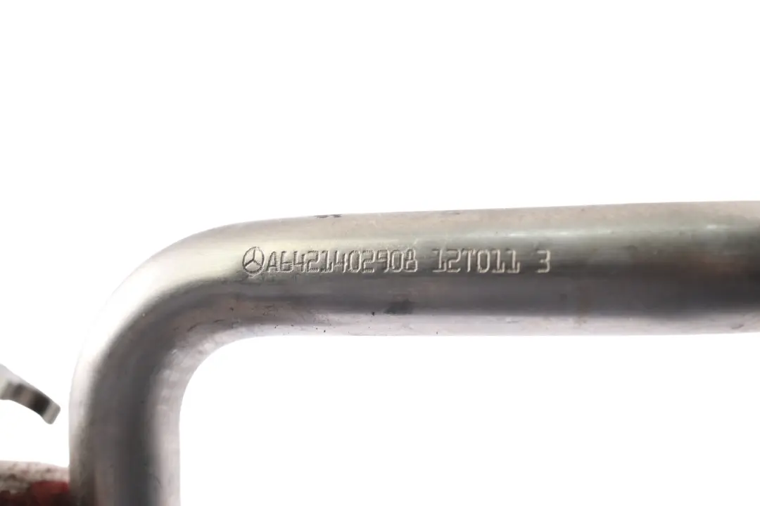 Pipe Mercedes W212 Diesel OM642 Exhaust Valve Bypass Pipe to EGR with Part number A6421402908 EGR Pipe Mercedes W212 Diesel OM642 Exhaust Valve Bypass Pipe - SKU A6421402908 - Part number A6421402908