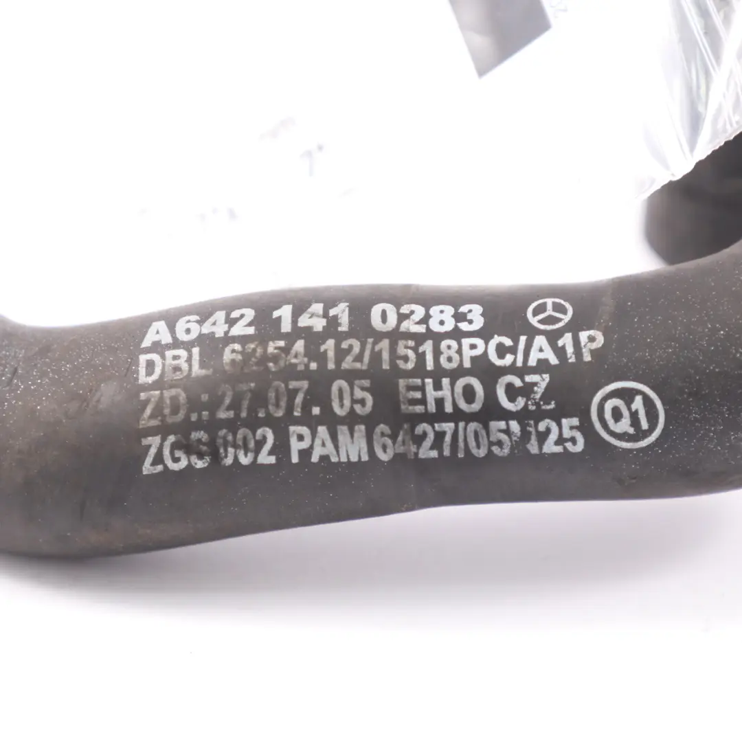 Tubo flessibile sagomato estremità allargata per Mercedes W639 con numero di parte A6421410283 Mercedes W639 Tubo flessibile sagomato estremità allargata - SKU A6421410283 - Numero di parte A6421410283