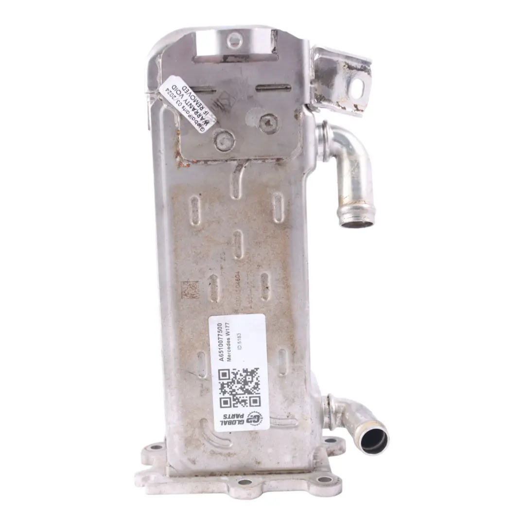 AGR-Kühler Mercedes W177 Diesel OM651 Auspuffventil Wärmetauscher für mit Teilenummer A6510077500 AGR-Kühler Mercedes W177 Diesel OM651 Auspuffventil Wärmetauscher - SKU A6510077500 - Teilenummer A6510077500