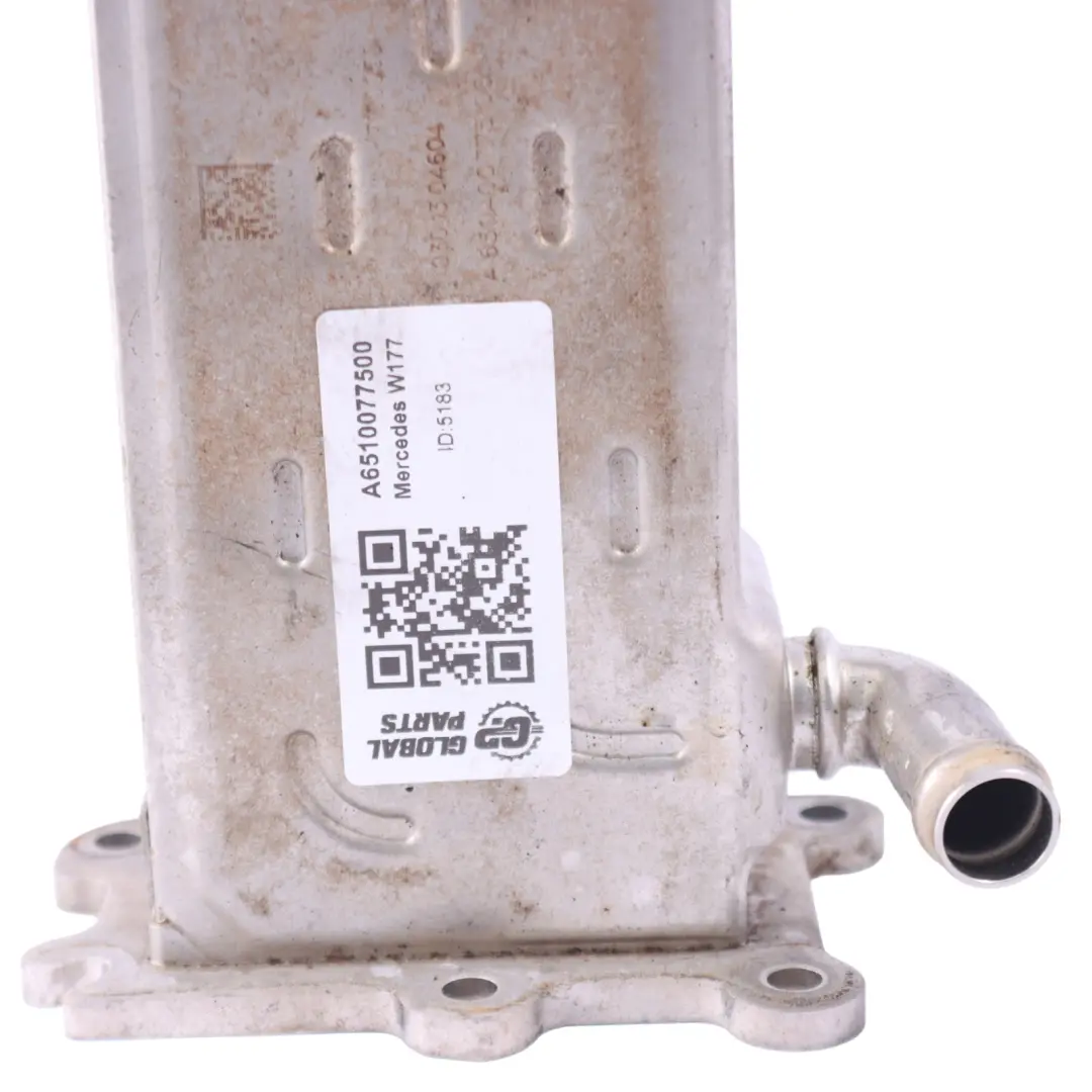 AGR-Kühler Mercedes W177 Diesel OM651 Auspuffventil Wärmetauscher für mit Teilenummer A6510077500 AGR-Kühler Mercedes W177 Diesel OM651 Auspuffventil Wärmetauscher - SKU A6510077500 - Teilenummer A6510077500