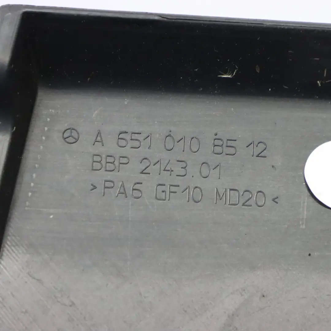 Engine Cover Mercedes W205 GLC X253 OM651 Diesel Acoustic Top Panel - SKU A6510108512 - Part number A6510108512