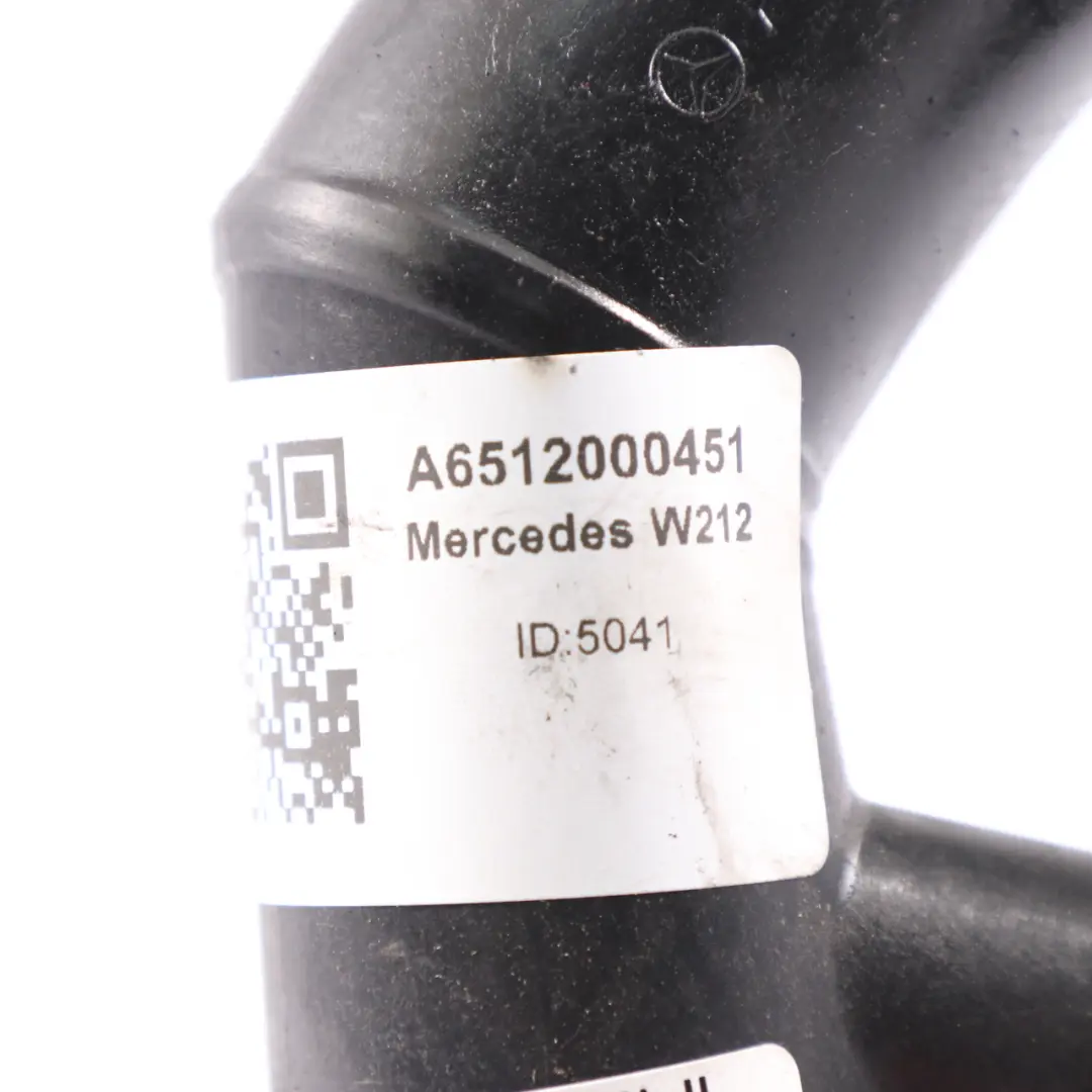 Coolant Pipe Mercedes W212 Diesel OM651 Water Pump Flange Line to with Part number A6512000451 Coolant Pipe Mercedes W212 Diesel OM651 Water Pump Flange Line - SKU A6512000451 - Part number A6512000451