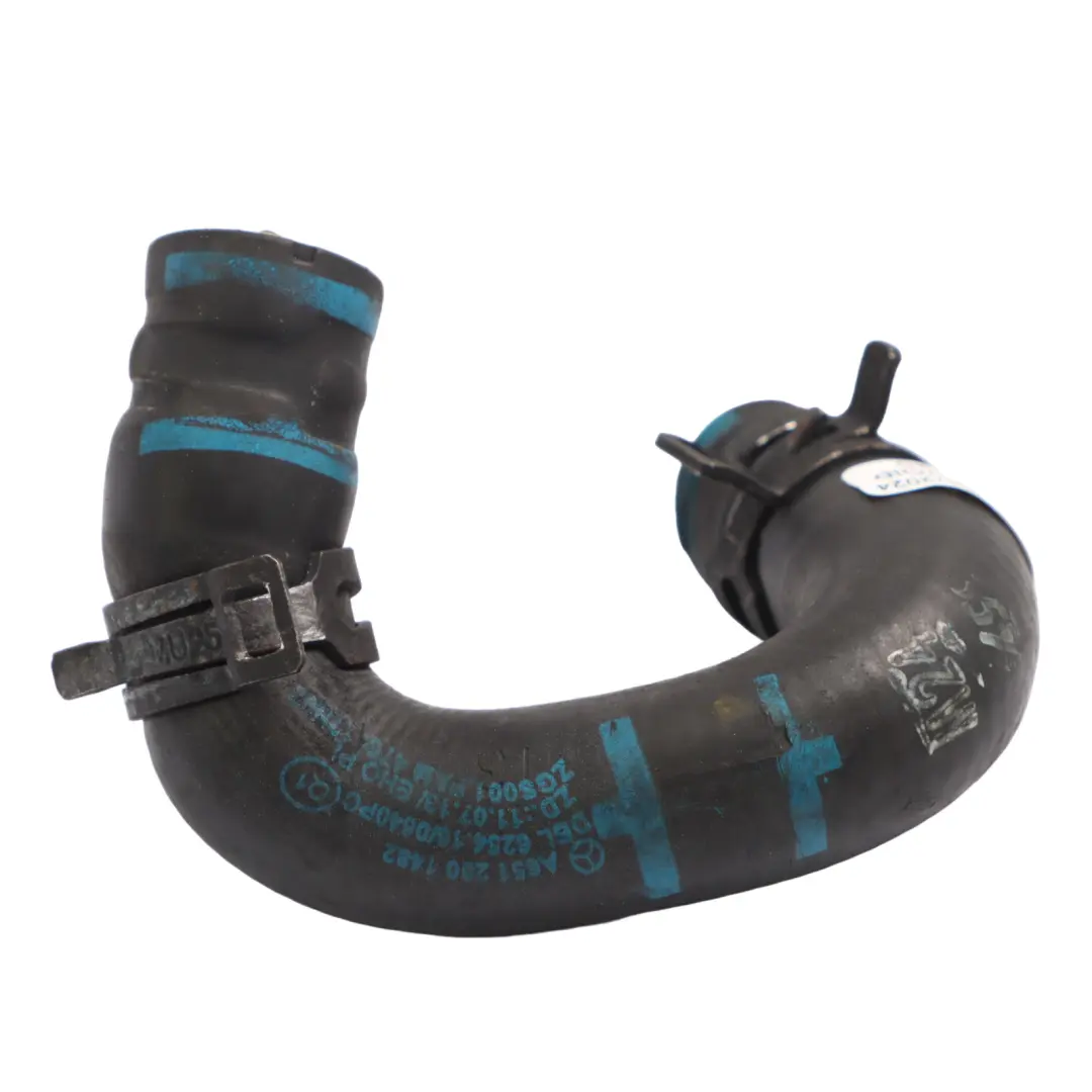 Coolant Hose Mercedes W204 Diesel OM651 Water Engine Cooling Line to with Part number A6512001482 Coolant Hose Mercedes W204 Diesel OM651 Water Engine Cooling Line - SKU A6512001482 - Part number A6512001482