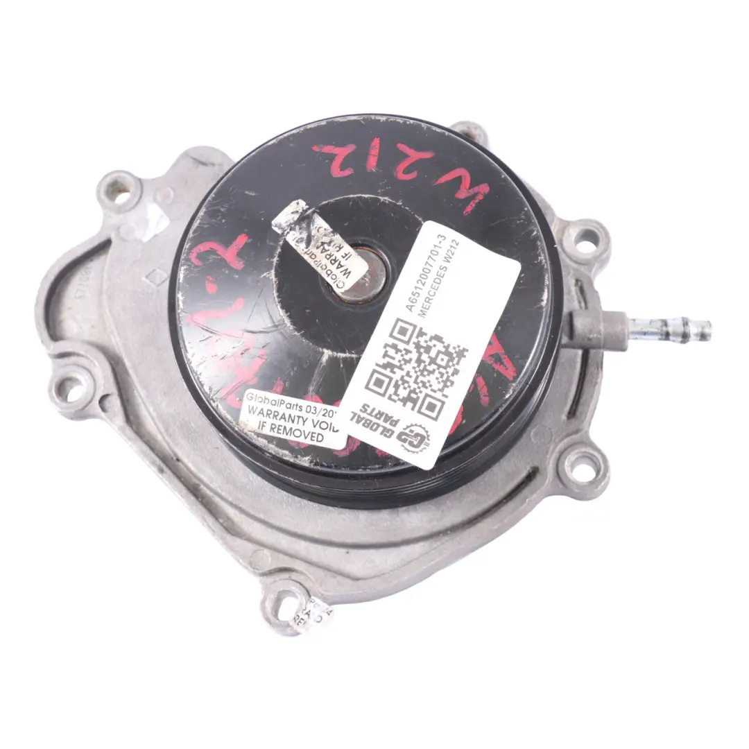  Pompe eau Mercedes W212 OM651 Circulation liquide refroidissement - SKU A6512007701-3 - Numéro de pièce A6512007701