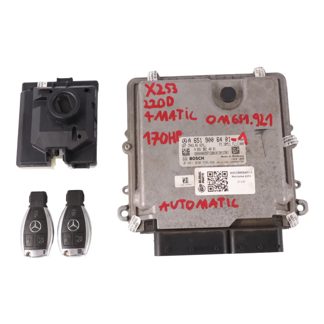 OM651.921 170KM Komputer Silnika ECU do Mercedes GLC X253 220d o numerze A6519006401 Mercedes GLC X253 220d OM651.921 170KM Komputer Silnika ECU - SKU A6519006401-1 - Numer Części A6519006401