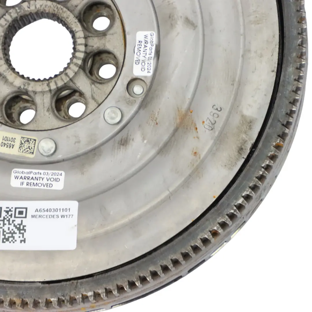 OM654 Dual Twin Mass Flywheel Gearbox Automatic to Mercedes W177 with Part number A6540301101 Mercedes W177 OM654 Dual Twin Mass Flywheel Gearbox Automatic - SKU A6540301101 - Part number A6540301101