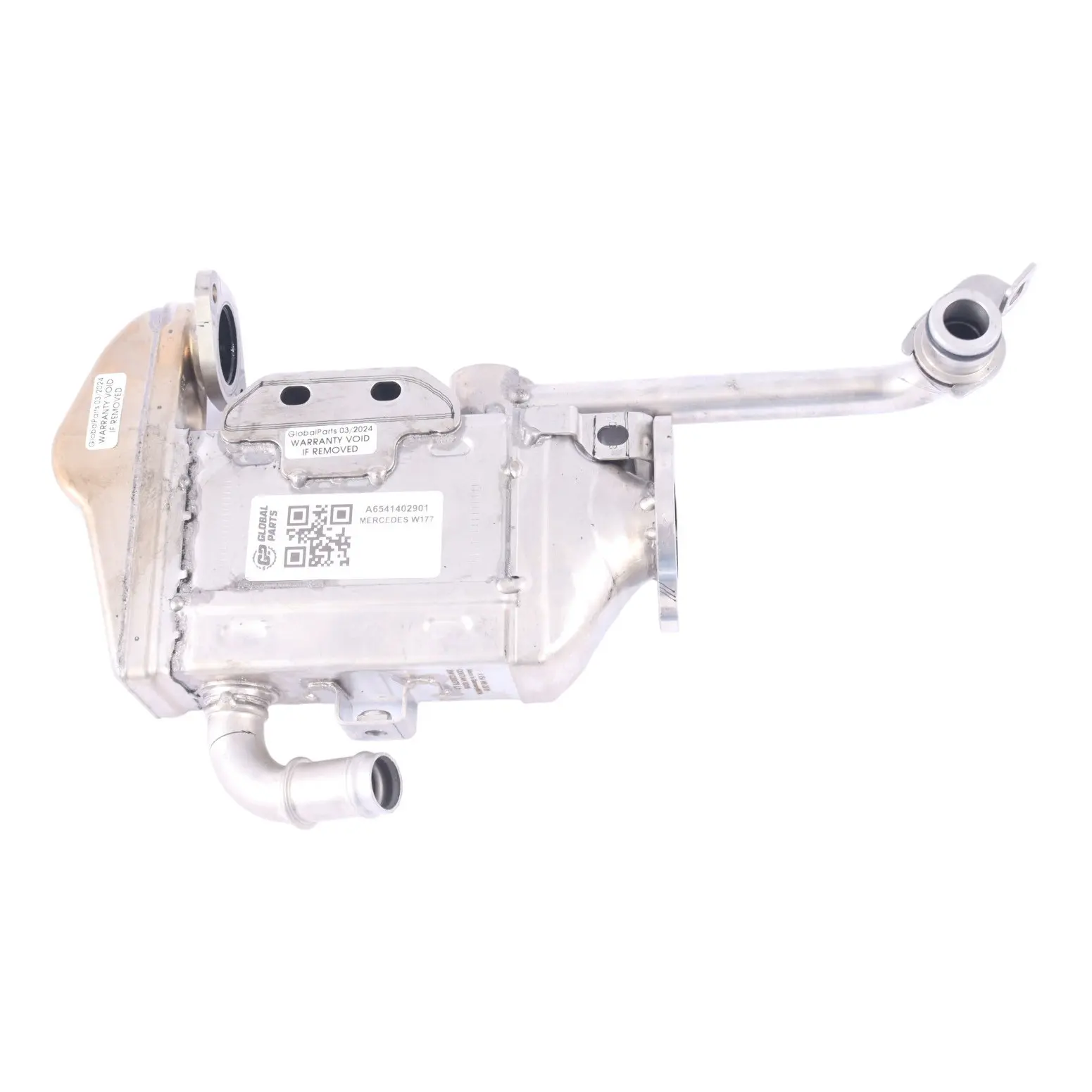 Raffreddatore EGR Mercedes W177 C118 W247 Diesel OM654 Raffreddatore gas scarico