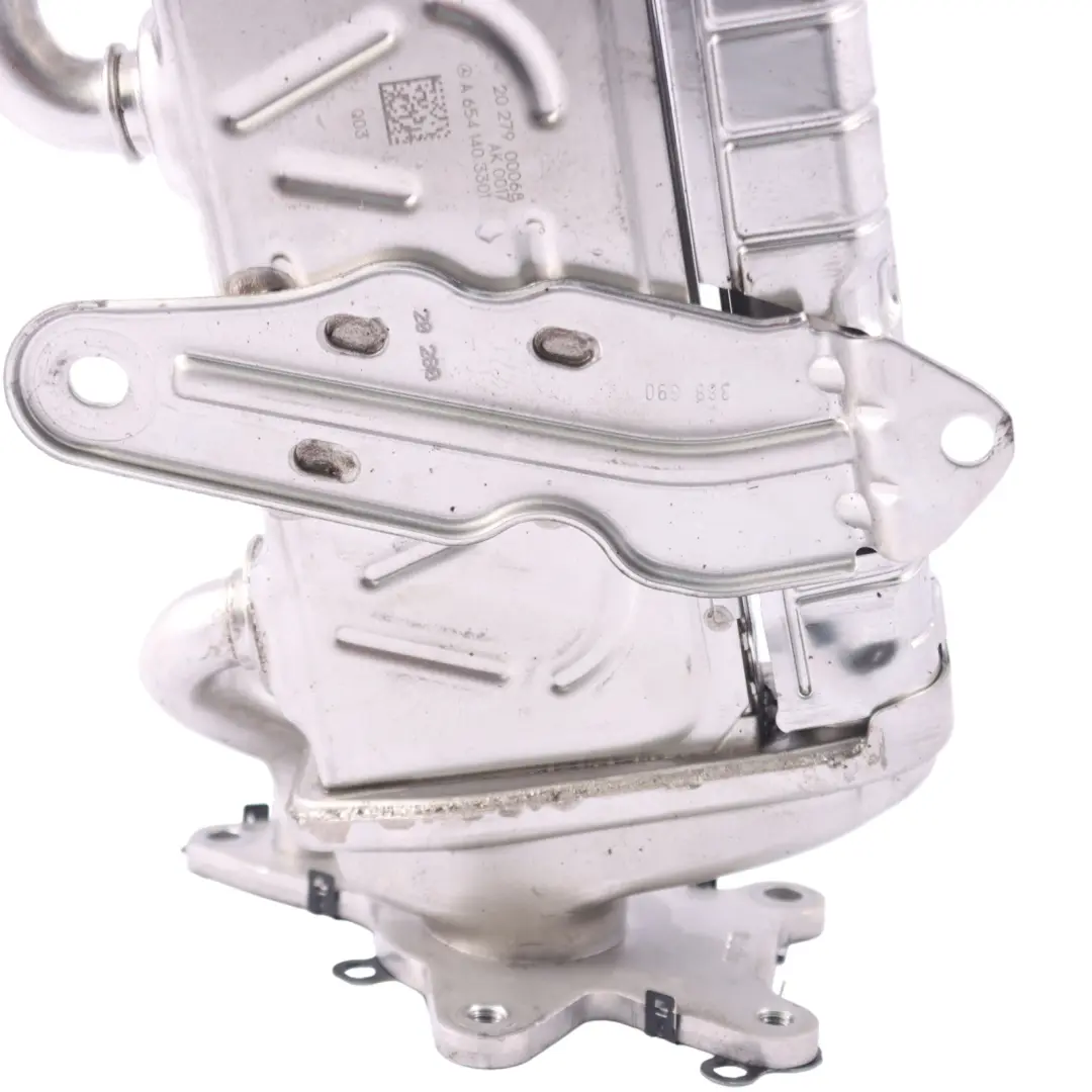 Cooler Mercedes C118 W177 W247 Diesel OM654 Exhaust Valve Cooler to EGR with Part number A6541403301 EGR Cooler Mercedes C118 W177 W247 Diesel OM654 Exhaust Valve Cooler - SKU A6541403301 - Part number A6541403301