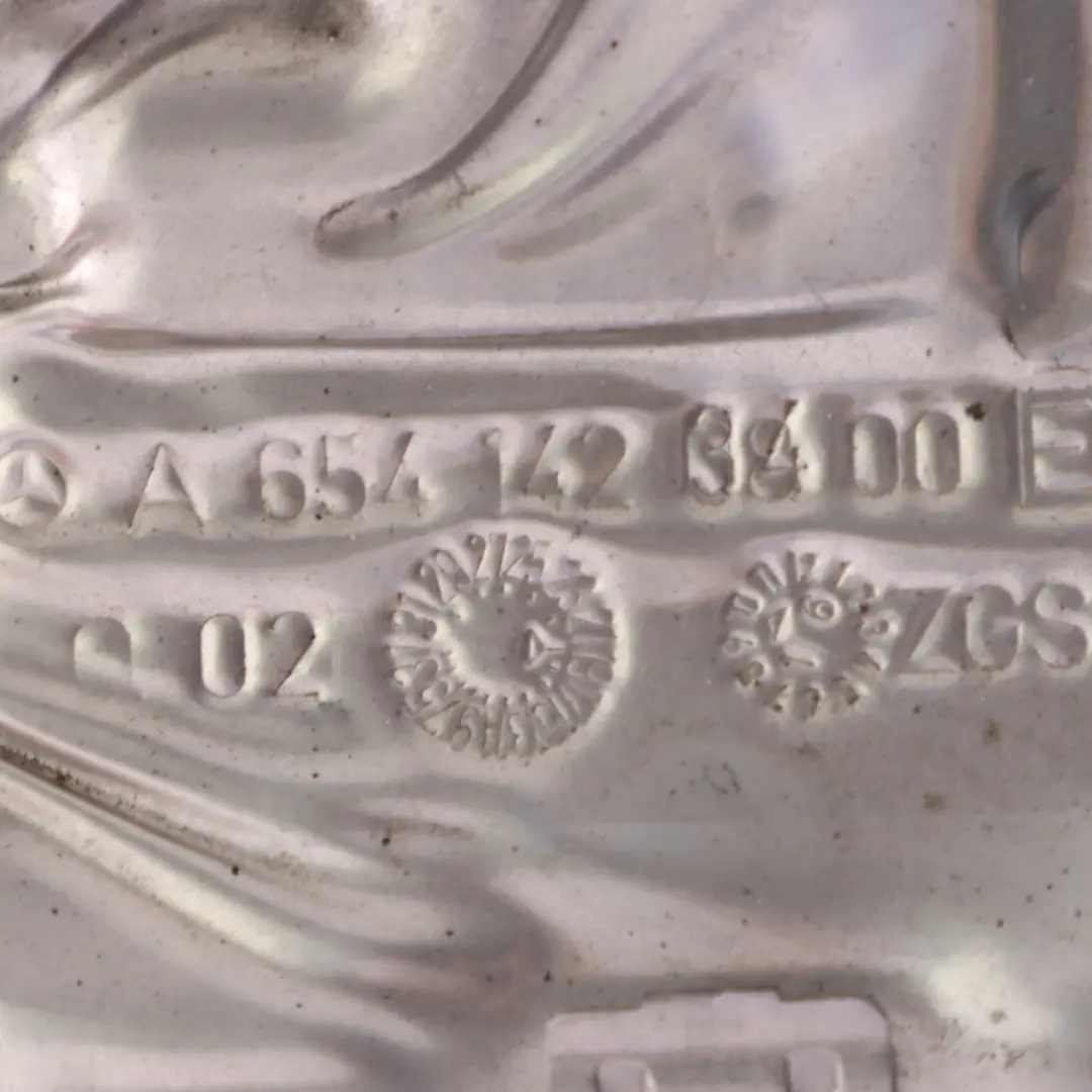 Escudo de calor Mercedes W204 Diesel OM654 Placa calor de escape - SKU A6541423400 - Número de pieza A6541423400