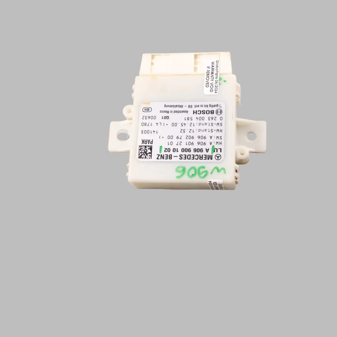 Parking Control Unit Module Sensor PDC to Mercedes Sprinter W906 with Part number A9069001002 Mercedes Sprinter W906 Parking Control Unit Module Sensor PDC - SKU A9069001002 - Part number A9069001002
