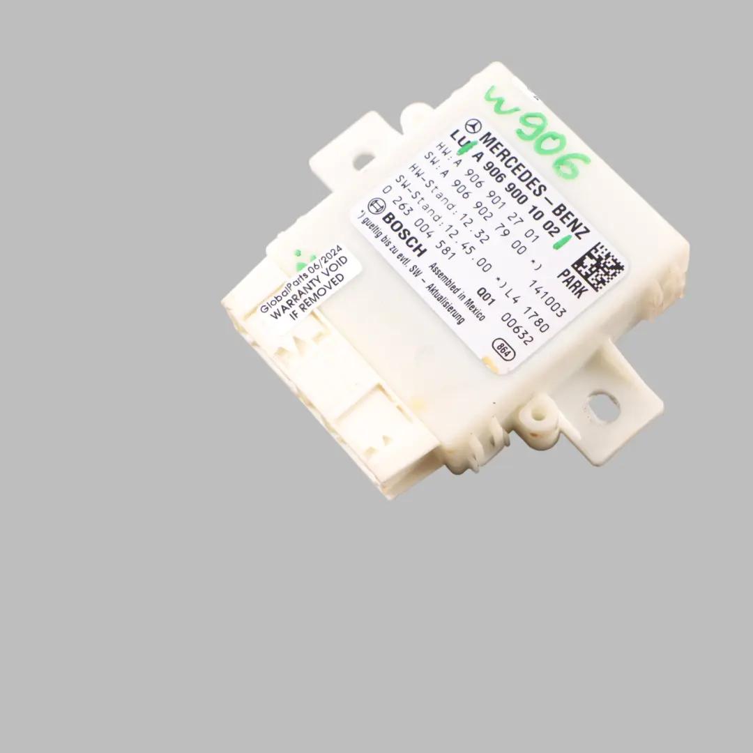 Módulo de control de aparcamiento Sensor PDC para Mercedes Sprinter W906 con número de pieza A9069001002 Mercedes Sprinter W906 Módulo de control de aparcamiento Sensor PDC - SKU A9069001002 - Número de pieza A9069001002