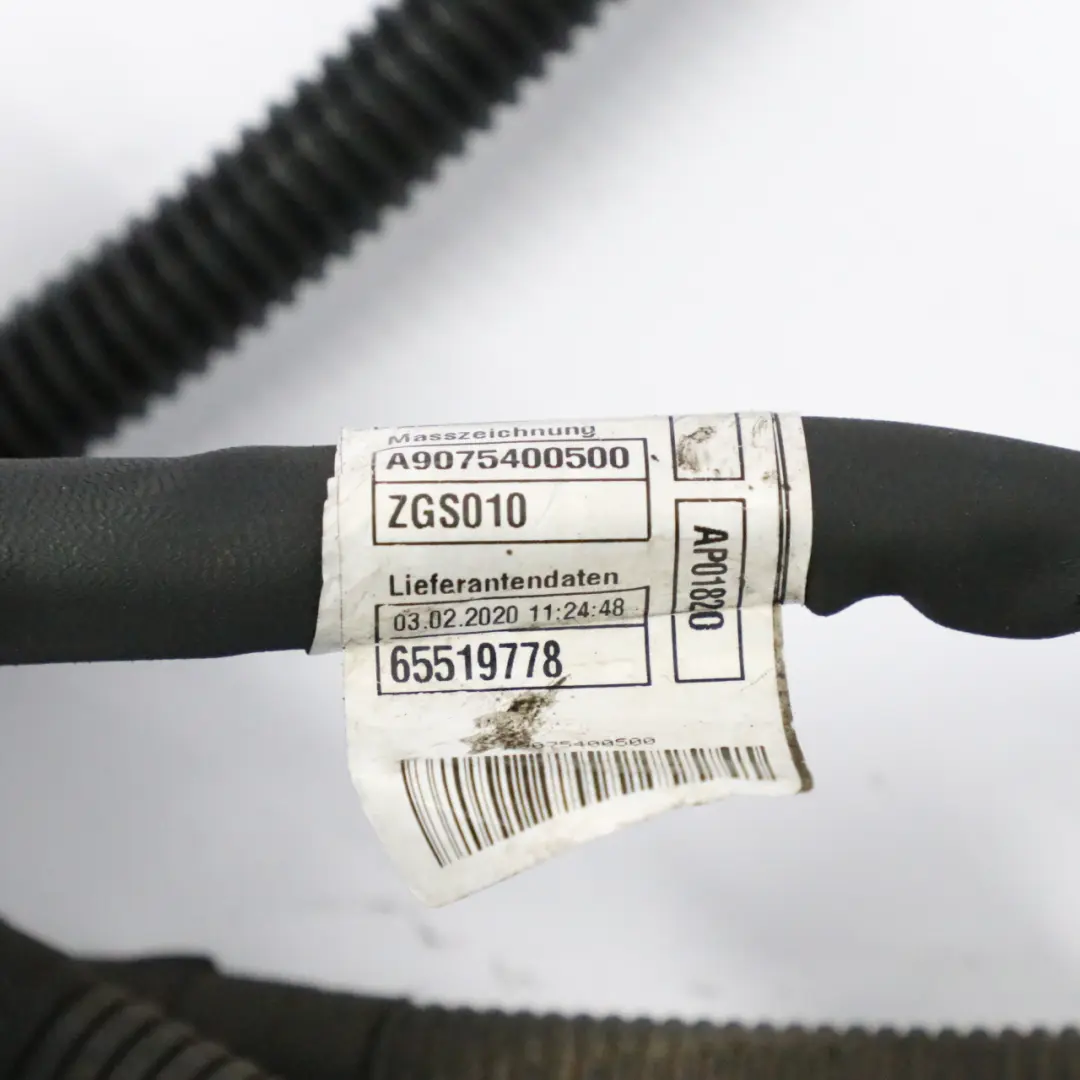 Mercedes W907 Cable de la batería cableado Mazo de cables - SKU A9075400500 - Número de pieza A9075400500