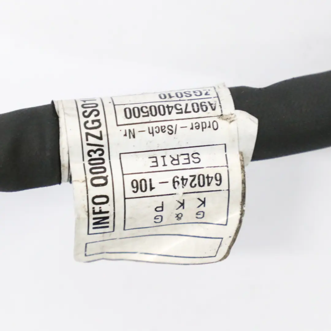 Mercedes W907 Batteriekabel Kabelbaum Kabelbaum Verkabelung - SKU A9075400500 - Teilenummer A9075400500