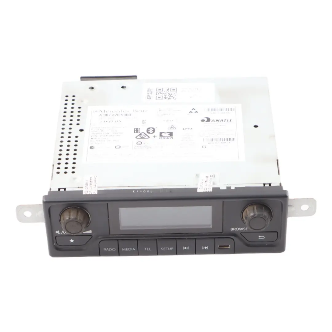 Mercedes Sprinter W907 W910 Radio Stereo Player Head Unit - SKU A9078209400 - Part number A9078209400