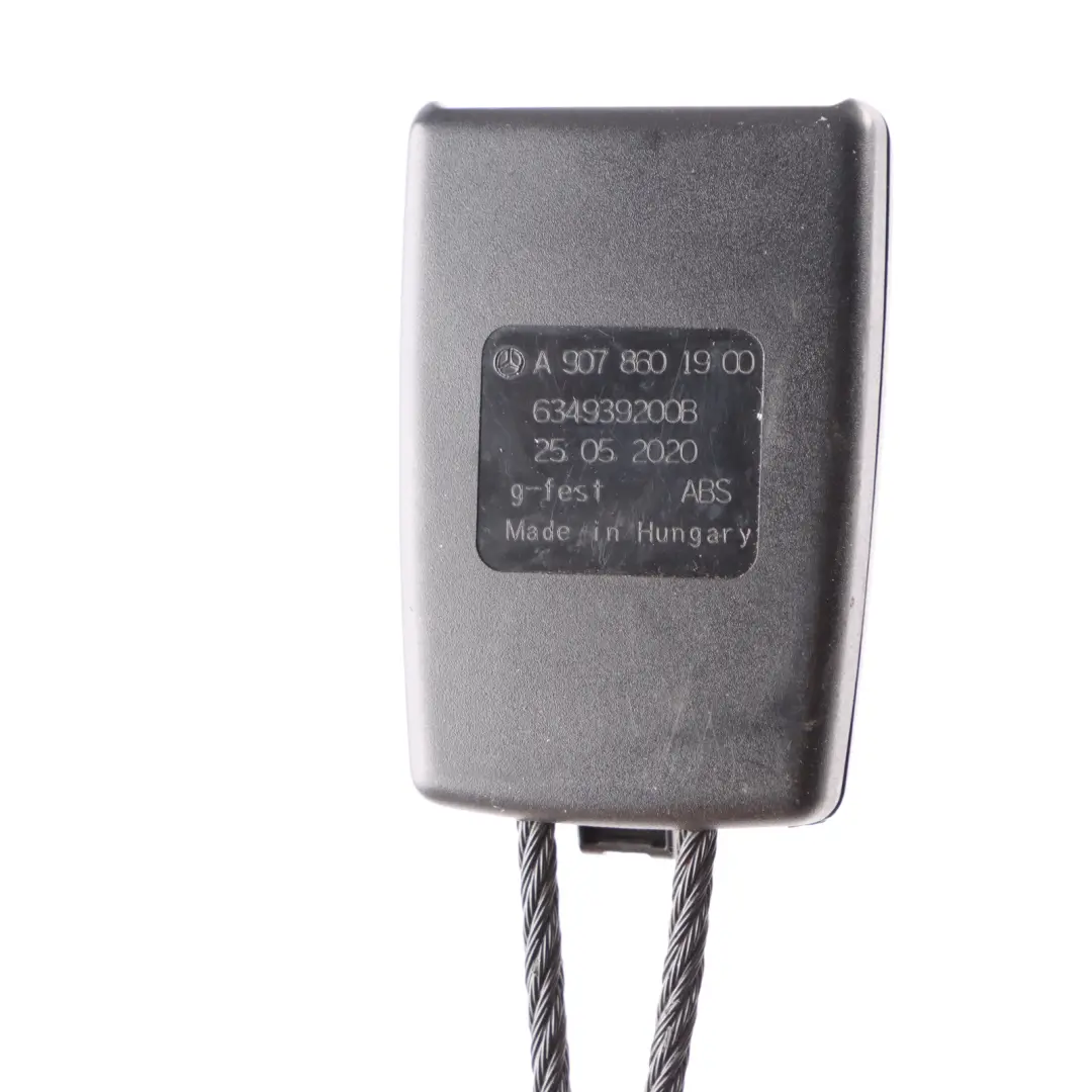 Mercedes Sprinter W907 W910 Front Left N/S Seat Belt Clip Clasp - SKU A9078601900 - Part number A9078601900