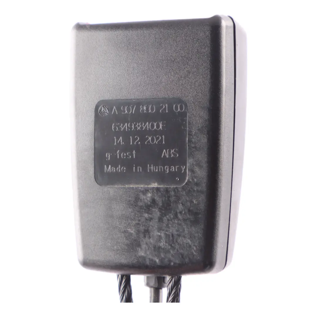 Belt Latch Mercedes W910 Drivers O/S Seat Belt Buckle Latch Catch to with Part number A9078602100 Belt Latch Mercedes W910 Drivers O/S Seat Belt Buckle Latch Catch - SKU A9078602100 - Part number A9078602100