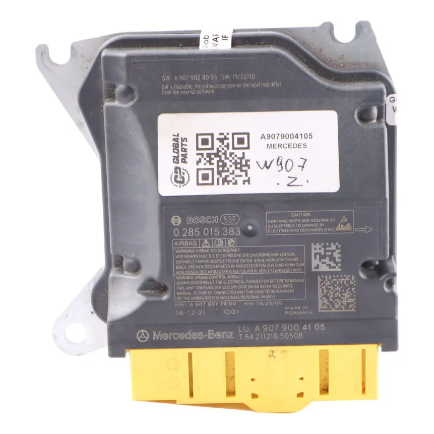 Module Mercedes Sprinter W907 W910 Control Module ECU to Air with Part number A9079004105 Air Module Mercedes Sprinter W907 W910 Control Module ECU - SKU A9079004105 - Part number A9079004105