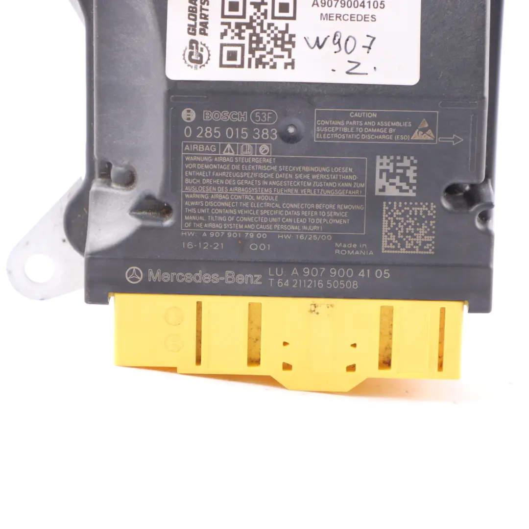 Módulo seguridad Mercedes Sprinter W907 W910 Módulo control de aire para con número de pieza A9079004105 Módulo seguridad Mercedes Sprinter W907 W910 Módulo control de aire - SKU A9079004105 - Número de pieza A9079004105