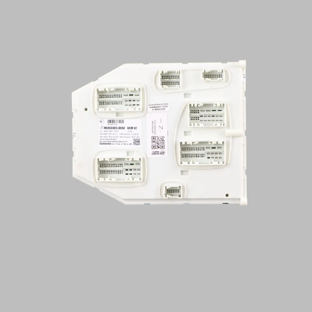 W907 W910 Módulo de control de la carrocería ECU para Mercedes Sprinter con número de pieza A9079007404 Mercedes Sprinter W907 W910 Módulo de control de la carrocería ECU - SKU A9079007404 - Número de pieza A9079007404