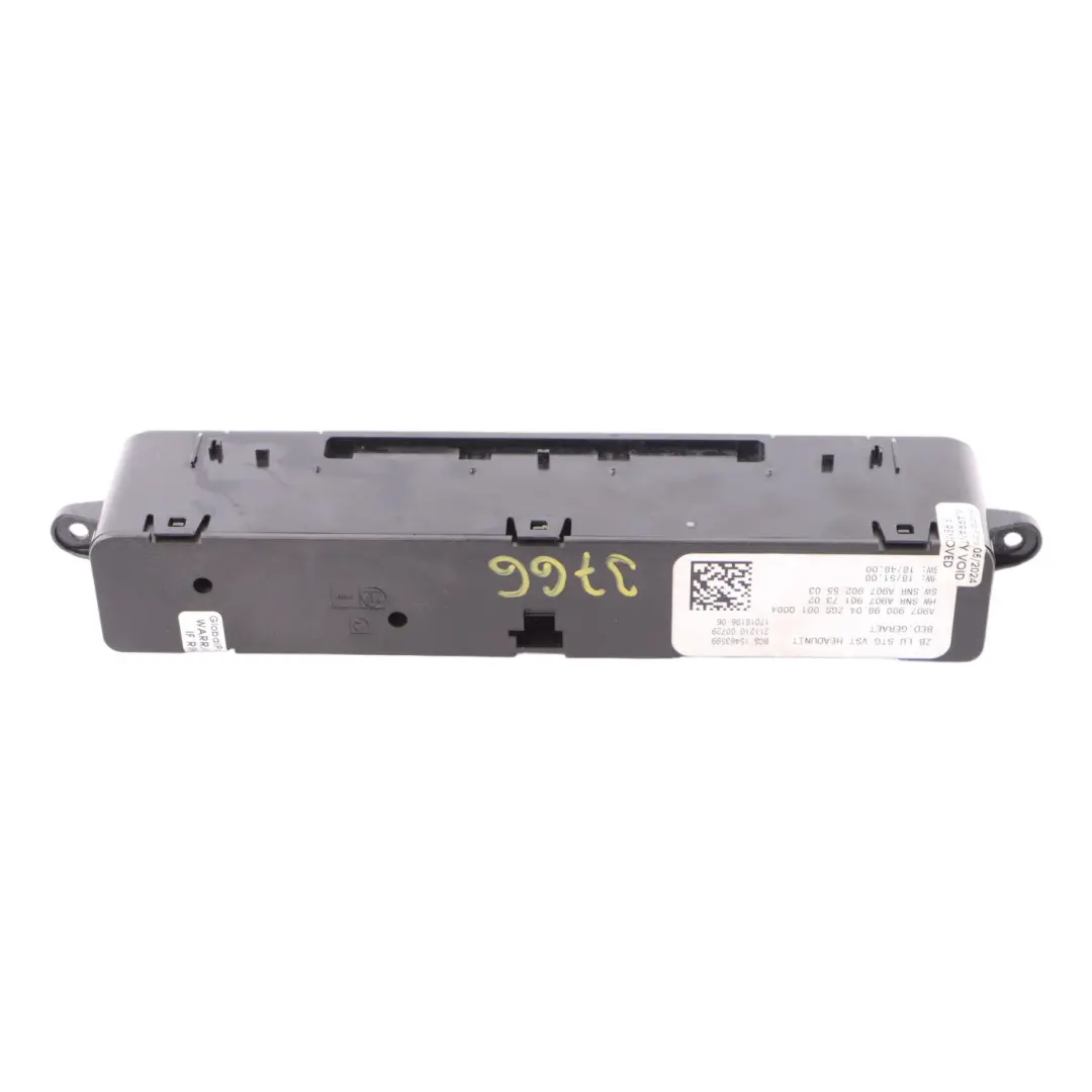  Panel control Mercedes Sprinter W907 W910 Radio Media Tel - SKU A9079009804 - Número de pieza A9079009804