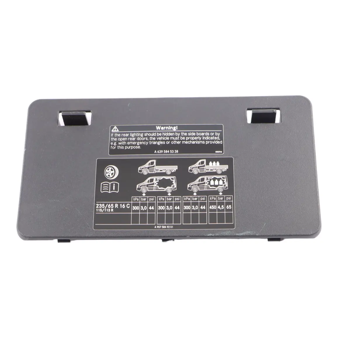 Mercedes W907 Asiento Base Tapa A9079114000