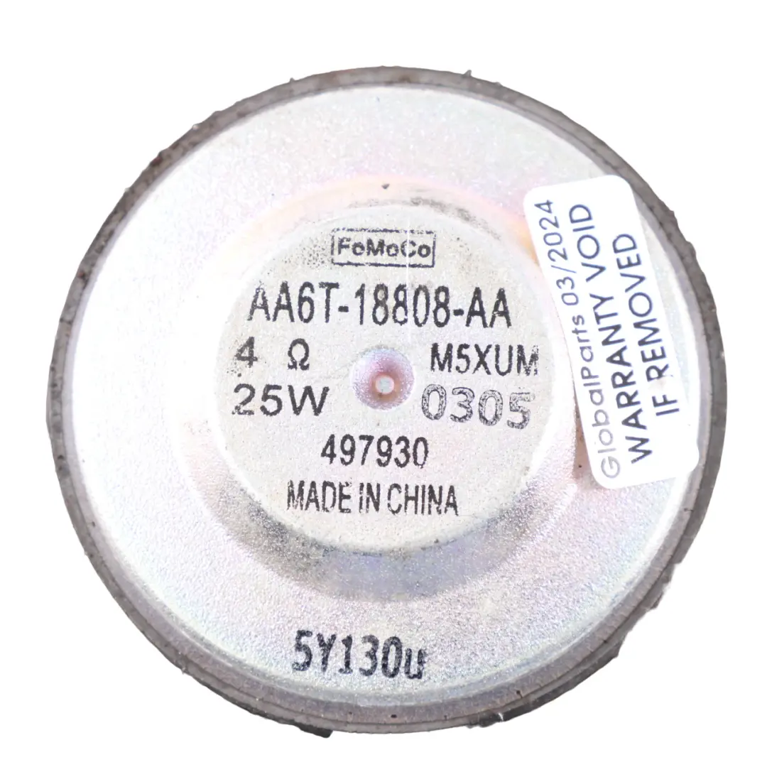 Altavoz puerta delantera Ford Focus MK3 Transit MK8 Altavoz AA6T18808AA para con número de pieza AA6T-18808-AA-1 Altavoz puerta delantera Ford Focus MK3 Transit MK8 Altavoz AA6T18808AA - SKU AA6T-18808-AA-1 - Número de pieza AA6T-18808-AA-1