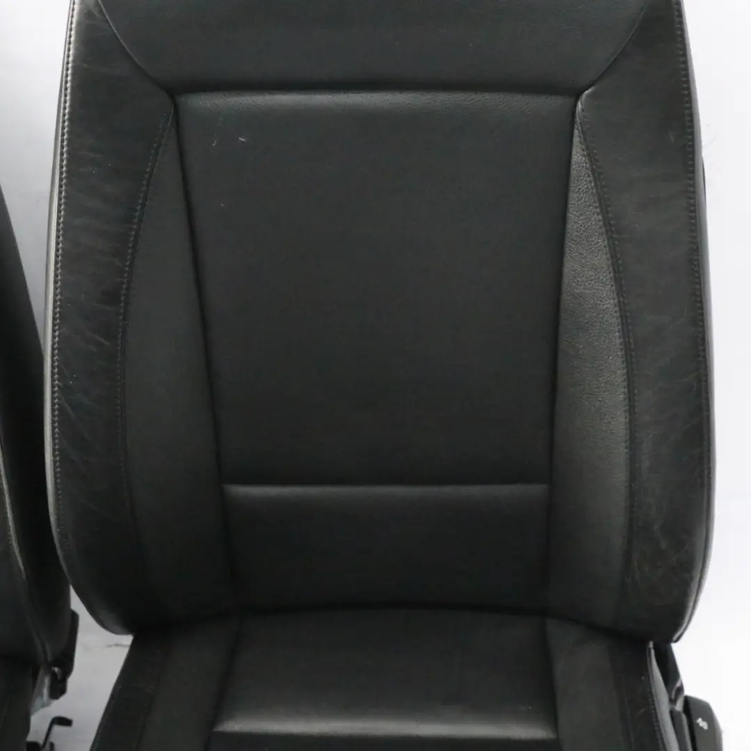 BMW Leather Seats Interior Seat Black Boston Front Rear LWSW - SKU E87 LCI Black Leather Seats-1 - Part number E87 LCI