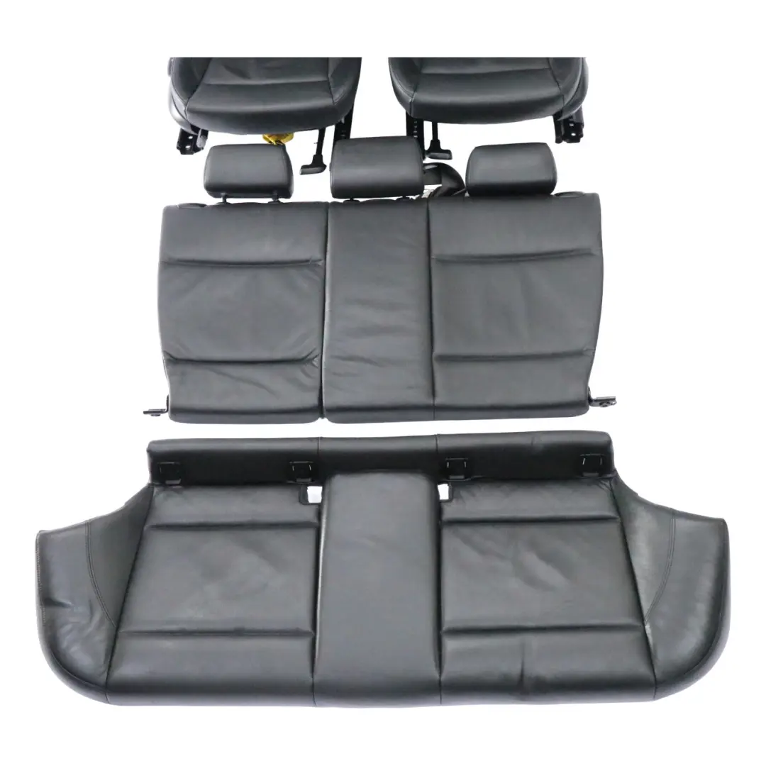 BMW Asientos Cuero Interior Asiento Negro Boston Delantero Trasero LWSW - SKU E87 LCI Black Leather Seats-1 - Número de pieza E87 LCI