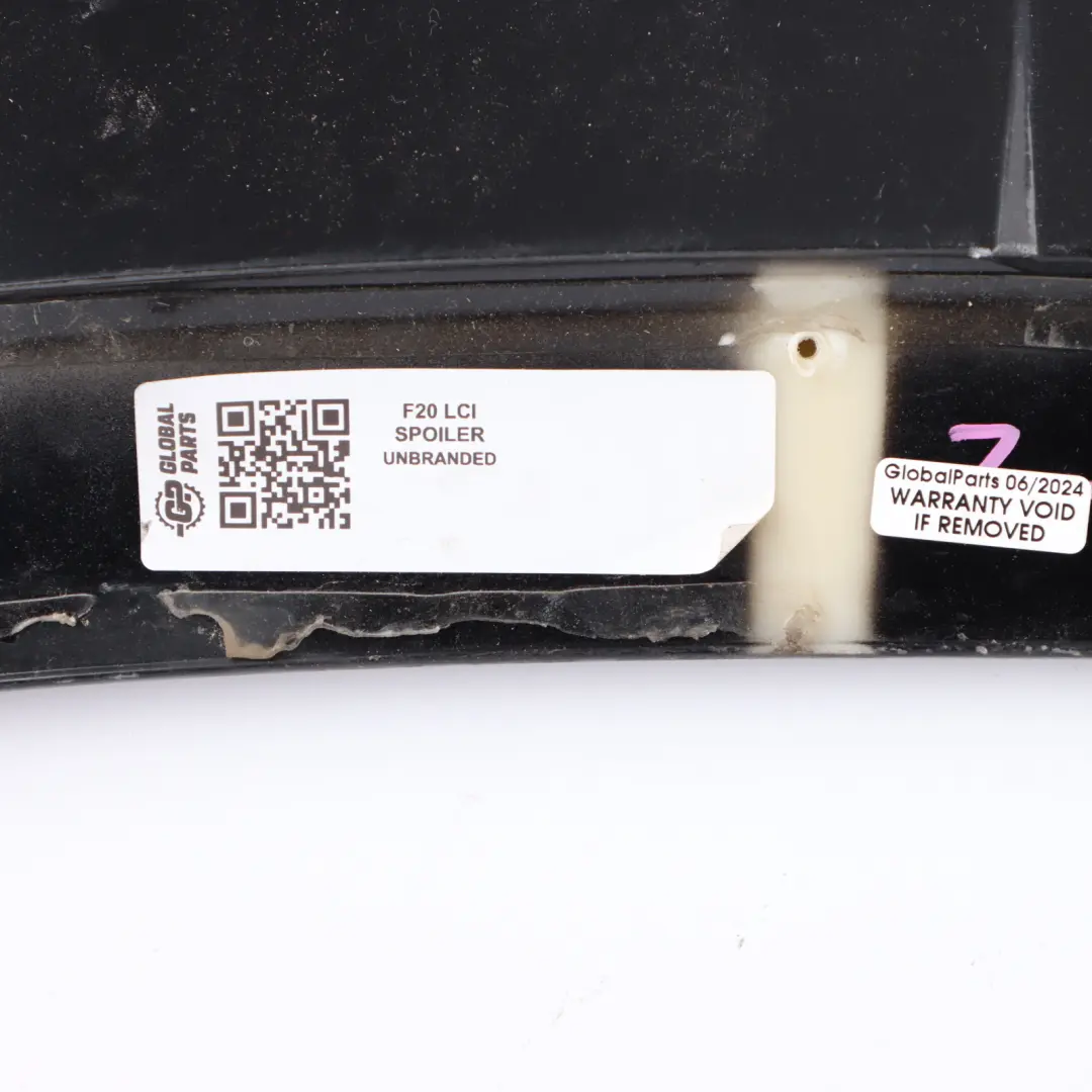  Heckspoiler BMW F20 F21 LCI Heckklappe Kofferraumklappe Schwarz Glanz - SKU F20-LCI-SPOILER - Teilenummer F20 LCI SPOILER