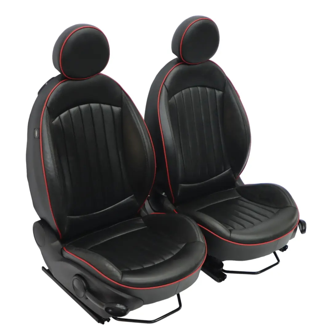 Sièges avant arrière chauffants cuir GP2 Championship rouges Sièges Mini R56 JCW - SKU R56-JCW-SEATS-SPORTS-LEATHER-GP2 - Numéro de pièce R56 JCW Seats Sports Leather GP2