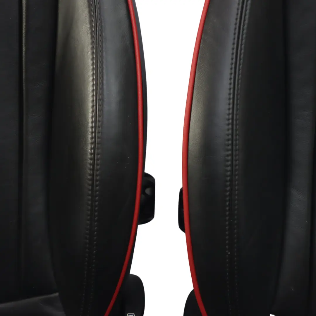 Heated Sport GP2 Leather Championship Red Seats Front Rear Seat Mini R56 JCW - SKU R56-JCW-SEATS-SPORTS-LEATHER-GP2 - Part number R56 JCW Seats Sports Leather GP2