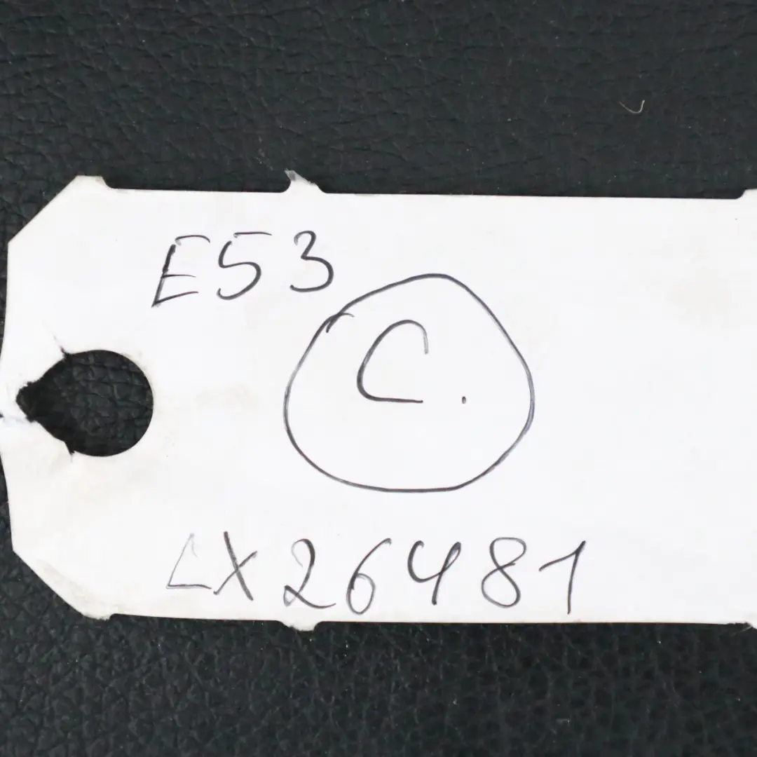 Front Seat BMW X5 E53 Left N/S Sport Heated Black Leather Dakota Seat Memory to with Part number 7077573 Front Seat BMW X5 E53 Left N/S Sport Heated Black Leather Dakota Seat Memory - SKU rhd-7077573-5 - Part number 7077573